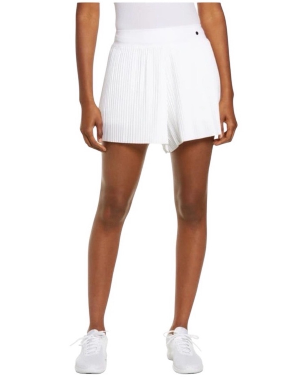 Nike LARGE Ace pleated high rise shortie liner golf shorts